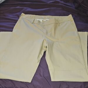 Dickies Tan Boot Cut Flare Pants Comfortable Style